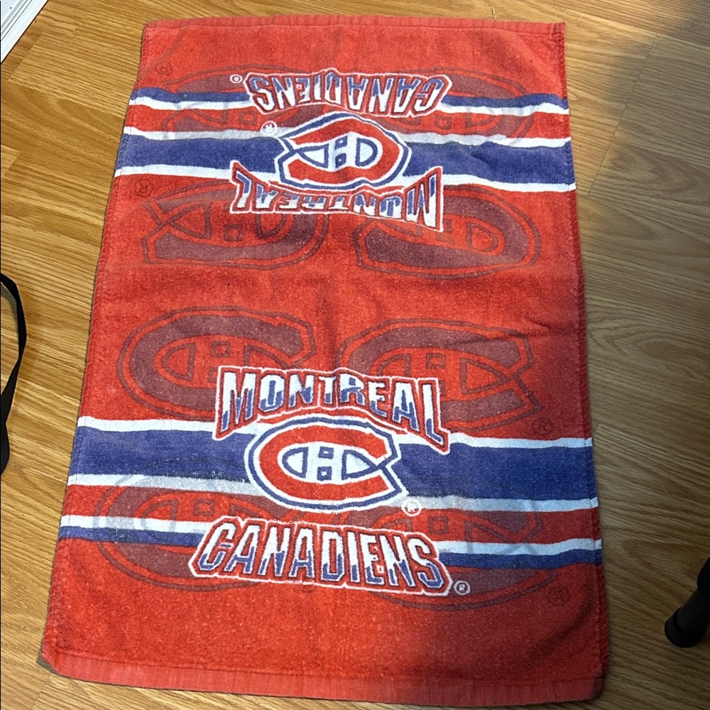 NHL Red and White Towel